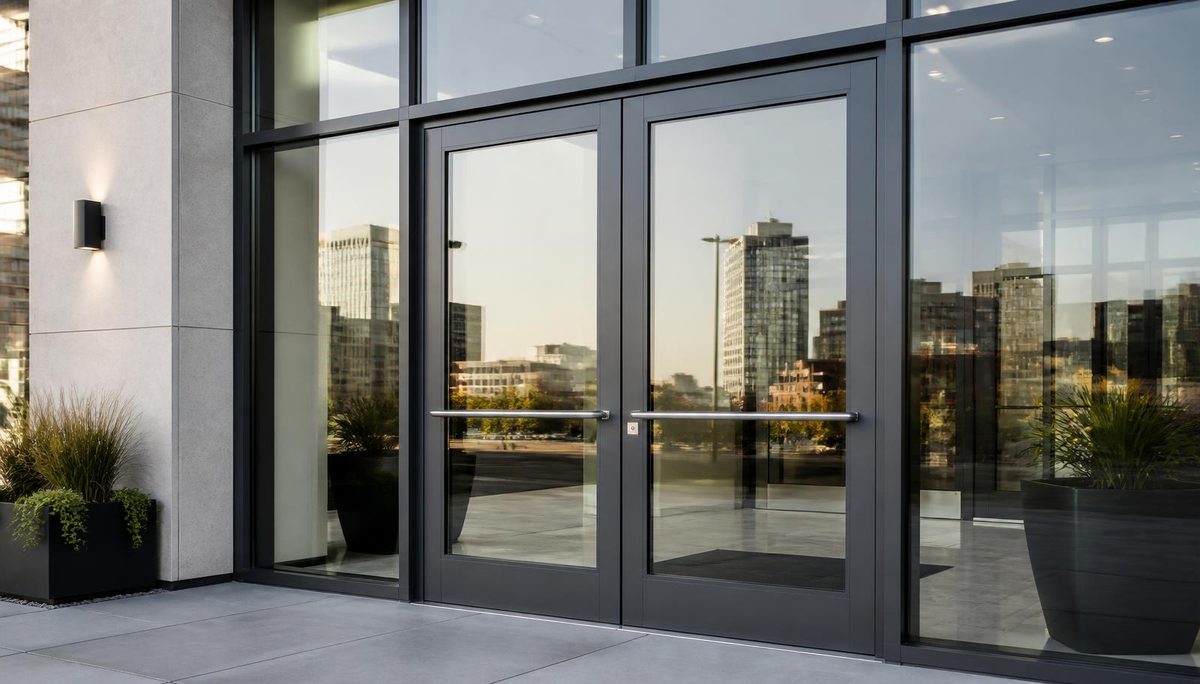 Commercial Glass Doors: Types, Hardware, Code Considerations, and Cost in Colorado (2026)